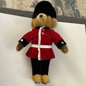 Merrythought England Plush Bear Harrods Royal Guard Stuffed Animal PD7